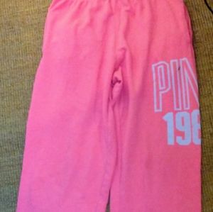 Victoria Secret Pink sweat lounge pants joggers size small medium